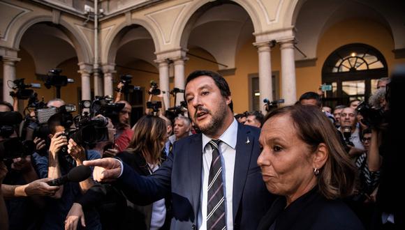 Matteo Salvini, político italiano de ultraderecha. AFP