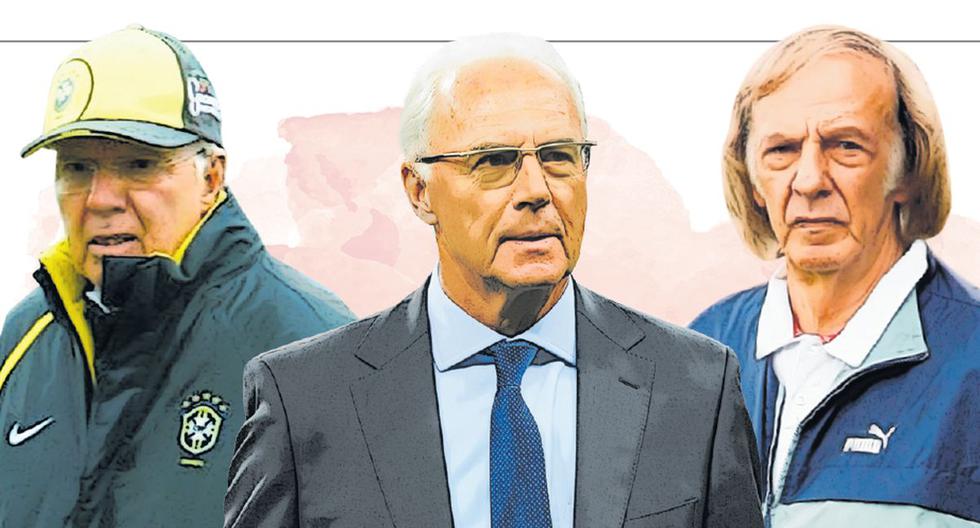 Zagallo, Beckenbauer y Menotti, todos campeones mundiales.
