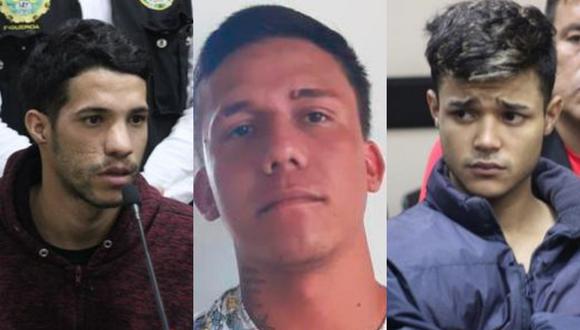 Abraham Alberto Perozo Borjas, Freddy Xavier Romero Sulbarán, conocido como Machelo y Angelbert Díaz Colina son tres de los cuatro involucrados en el doble descuartizamiento en SMP en el 2019. (Foto: CSJLN/Canal N)