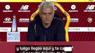 José Mourinho tuvo cruce picante con periodista italiano en plena conferencia | VIDEO