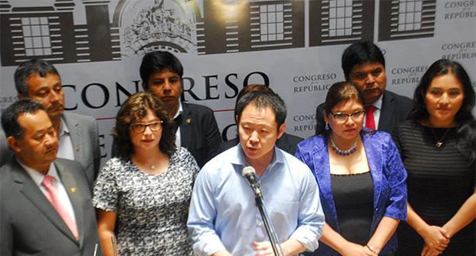 Kenji Fujimori y 9 congresistas más de su grupo renuncian a la bancada de Fuerza Popular de manera irrevocable. (Foto: Agencia Andina)