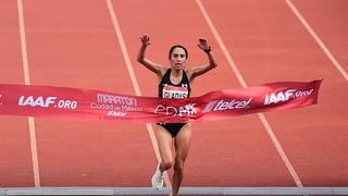 Gladys Tejeda impuso el primer lugar en la Maratón de México y supera récord