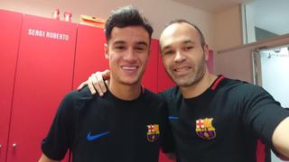 Barcelona: Coutinho se encontró así con sus nuevos compañeros