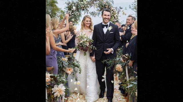 Así fue la boda de Kate Upton y el beisbolista Justin Verlander