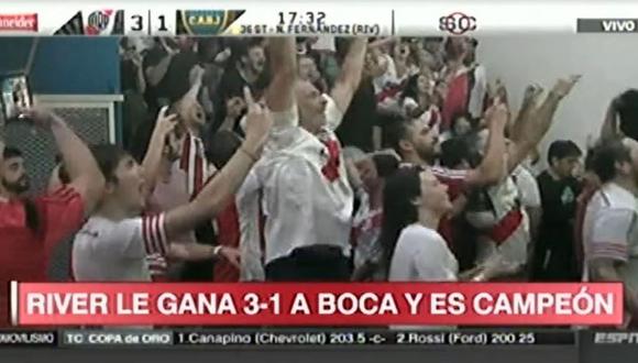 Los hinchas de River Plate celebraron el título de la Copa Libertadores en Buenos Aires. (Video: ESPN)
