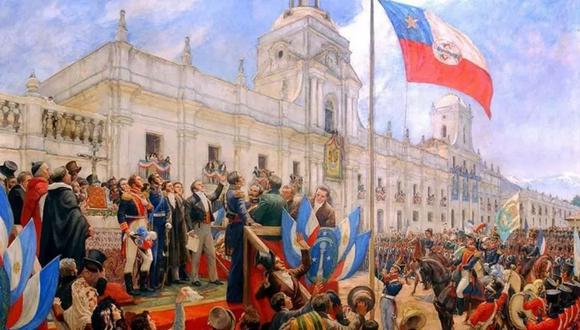 Chile declaró oficialmente su independencia de España el 12 de febrero de 1818. (PEDRO SUBERCASEAUX).