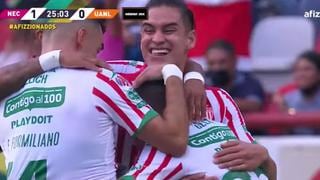Desde un tiro libre: Alonso Escoboza se encargó de marcar el segundo gol de Necaxa vs. Tigres | VIDEO