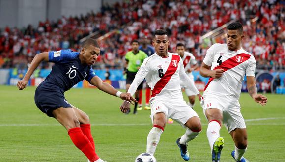 Perú no pudo ante Francia, que se llevó la victoria con gol de Mbappé. (Foto: Reuters)