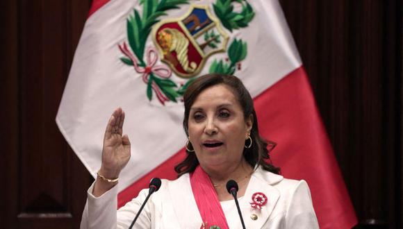 Dina Boluarte, presidenta de Perú, es la sexta mandataria desde 2018. (Foto: GEC)