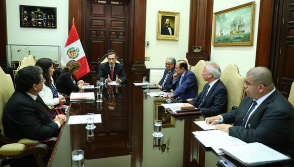 Este lunes se realizó la octava sesión del Consejo para la Reforma del Sistema de Justicia. (Foto: Presidencia Perú)