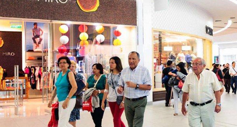 Las ventas en los centros comerciales llegarán a un 6% a fines del primer semestre del presente año, debido al mayor dinamismo del consumo interno. (Foto: Andina)