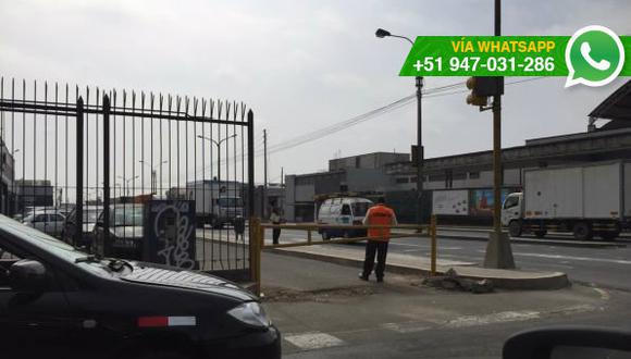 WhatsApp: volvieron a cerrar pista auxiliar en la Av. Argentina