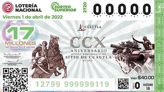 Sorteo Superior, Lotería Nacional: resultados y lista de ganadores del viernes 01 de de abril [VIDEO]