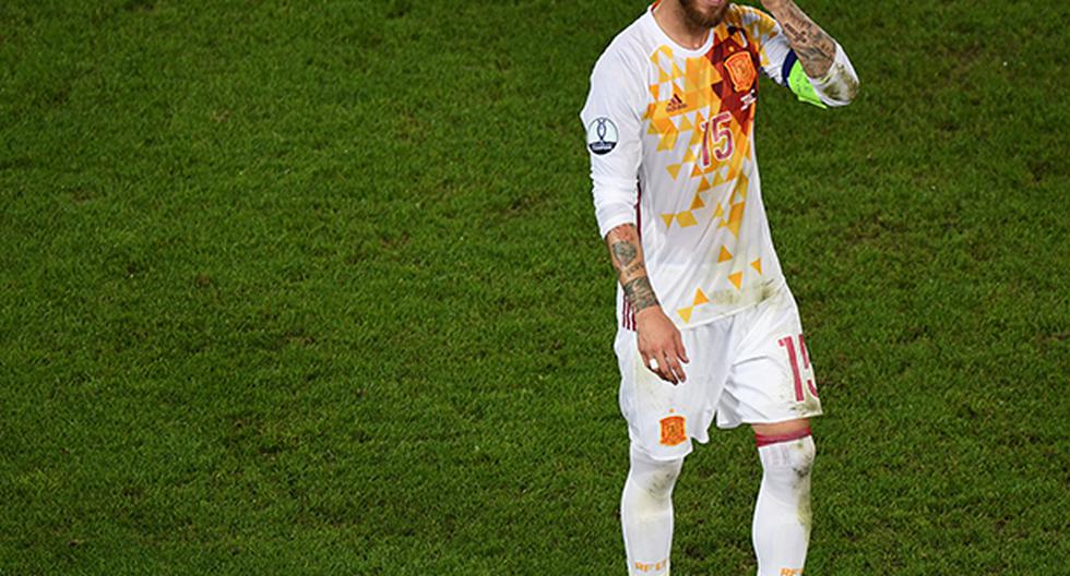 Sergio Ramos lamentó derrota de España ante Croacia en la Eurocopa (Foto: EFE)