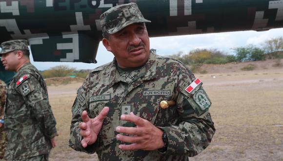 General José Cruz Flores Guerrero, comandante general de la 6ta Brigada de Selva. (Foto: Lino Chipana)