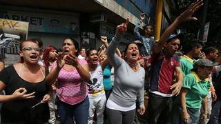 "¡Queremos comida!": Venezolanos protestan en Caracas [FOTOS]