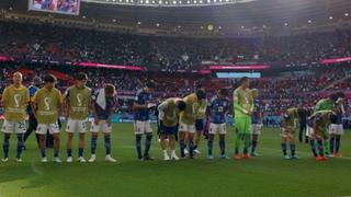 Japón perdió frente a Costa Rica y los jugadores pidieron perdón ante los hinchas