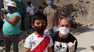 Sport Boys: Adrián Zela repartió víveres a los más vulnerables durante la pandemia
