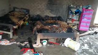 Lambayeque: niño de 3 años muere asfixiado tras registrarse un incendio en su vivienda | VIDEO