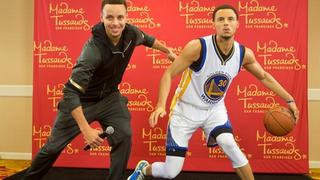 Stephen Curry y su impresionante estatua de cera (VIDEO)