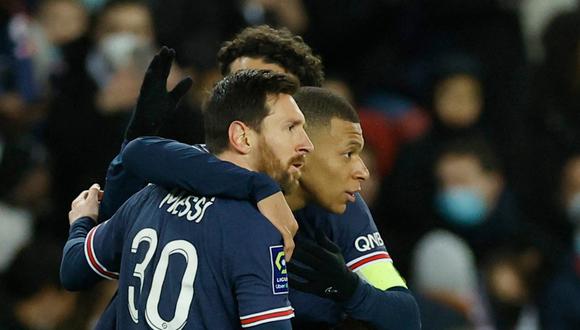 Lionel Messi y Kylian Mbappé fueron los protagonistas del último triunfo del PSG | Foto: REUTERS
