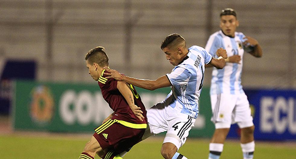 Argentina vs Venezuela se enfrentan EN VIVO y EN DIRECTO este viernes 27 de enero a las 7:15 pm (Horario peruano), por el Grupo B del Sudamericano Sub 20. (Foto: EFE)