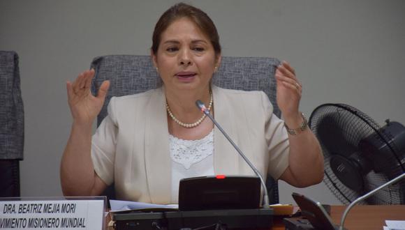 “La candidata Beatriz Mejía [ha puesto] en duda el número de mujeres violadas en el Perú”.