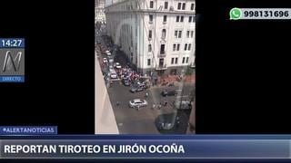Cercado de Lima: cambista resulta herido de bala tras intento de asalto en jirón Ocoña