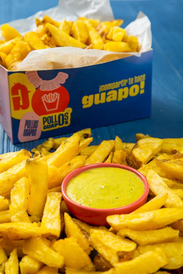 Fries from Pollos Guapos can be Peruvian, huayro, tumbay, yellow potato, both, depending on the season.  (Photo: Handsome Chickens)