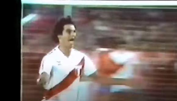 Franco Navarro marcó uno de los goles. (Captura YouTube)