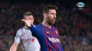 Barcelona vs. Liverpool: Lionel Messi y su airado reclamo a Arturo Vidal por no rematar a portería | VIDEO