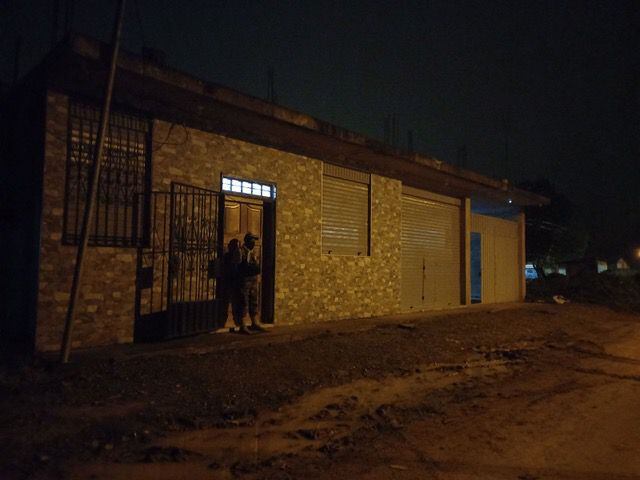 "Emiliana" fue detenida dentro de su casa ubicada en el centro poblado de Alerta. (Foto: Manuel Calloquispe)