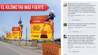 Esta publicidad de ladrillos LARK es "sexista" según el MIMP