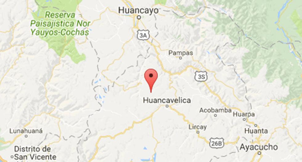 Sismo de 4,1 grados se registró en Huancavelica y no fue percibido por la población, informó el IGP. (Foto: IGP)