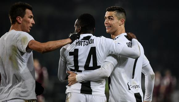 Juventus vs. Torino: derbi de Turín acabó 1-0 gracias a un gol de Cristiano Ronaldo. (Foto: AFP)