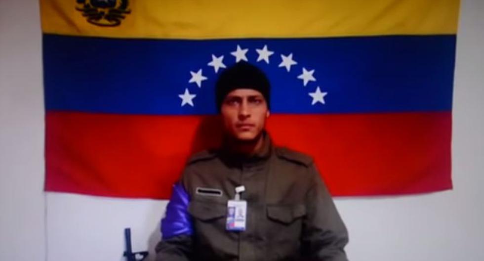 Policía venezolano Óscar Pérez reapareció en un video difundido en las redes sociales (YouTube)