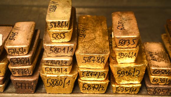 Los futuros del oro en Estados Unidos cedían un 0,1% (Foto: AFP)