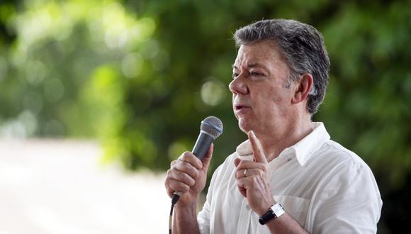Juan Manuel Santos, presidente de Colombia. (Foto: EFE/Juan Páez)