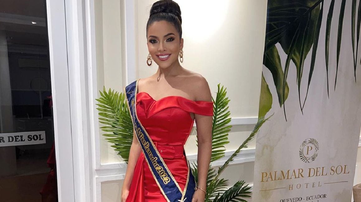 Landy Párraga durante su participación en el Miss Ecuador 2022. (Foto: Instagram de Landy Párraga).