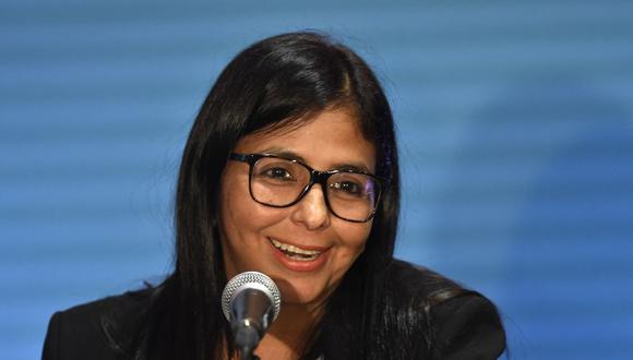 Delcy Rodríguez, canciller de Venezuela. (AFP).