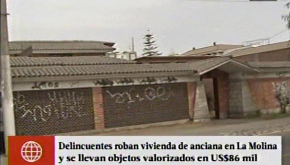 La Molina: delincuentes se llevan hasta las puertas de una casa