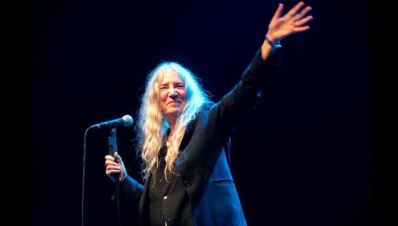 "Sean fuertes, no se rindan", gritó Patti Smith a la multitud durante su concierto en Santiago de Chile. (Foto: Jaime Valenzuela - DG Medios)