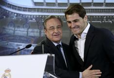 Florentino Pérez reveló la verdad sobre salida de Casillas del Real Madrid