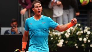 ¡Rafael Nadal campeón del Masters de Roma! Venció 2-1 a Novak Djokovic en la final