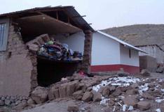 Huancavelica: por lluvias colapsa vivienda y se inundan otras 6