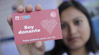 En el 2013 unos 20 mil peruanos dijeron que donarán órganos