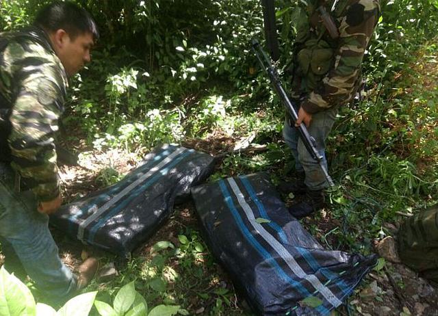 Huánuco: decomisan 103 kilos de droga camuflada en costalillos - 1