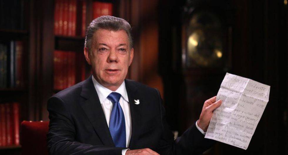 Presidente de Colombia, Juan Manuel Santos, espera concretar un acuerdo de paz con el ELN as&iacute; como lo hizo con las FARC (EFE)