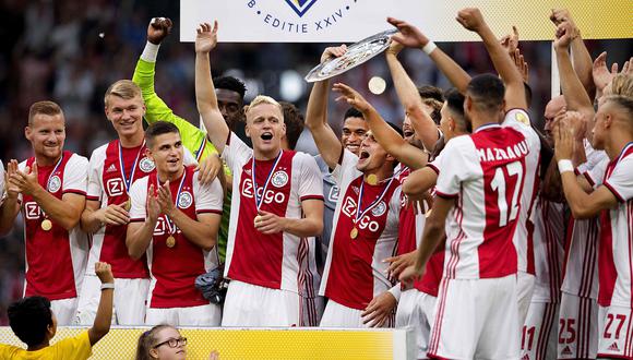 El actual campeón de Holanda, Ajax, inició su defensa del título con un empate 1-1 en casa del Twente (Foto: AFP).