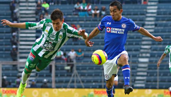 Cruz Azul empató sin goles ante León por el Clausura Liga MX 2018. (Foto: AFP)